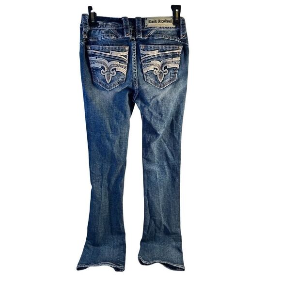 Rock Revival size 25 boot jeans Lichen 8201 denim - Picture 1 of 14
